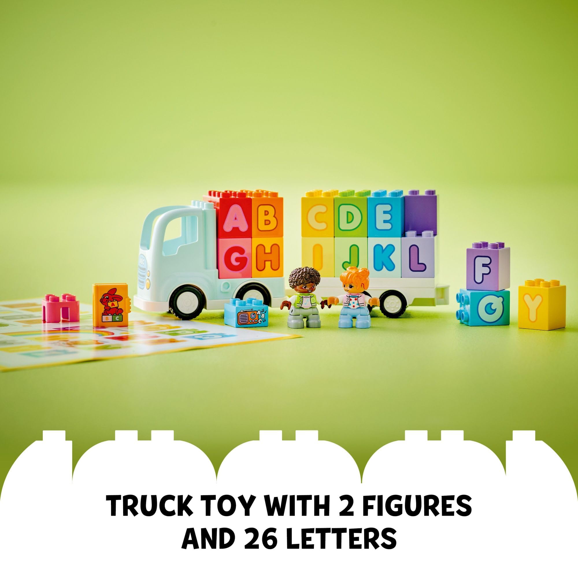 Foto 5 pulgar | Venta Internacional - Juguete De Construcción Lego Duplo Town Alphabet Truck 10421