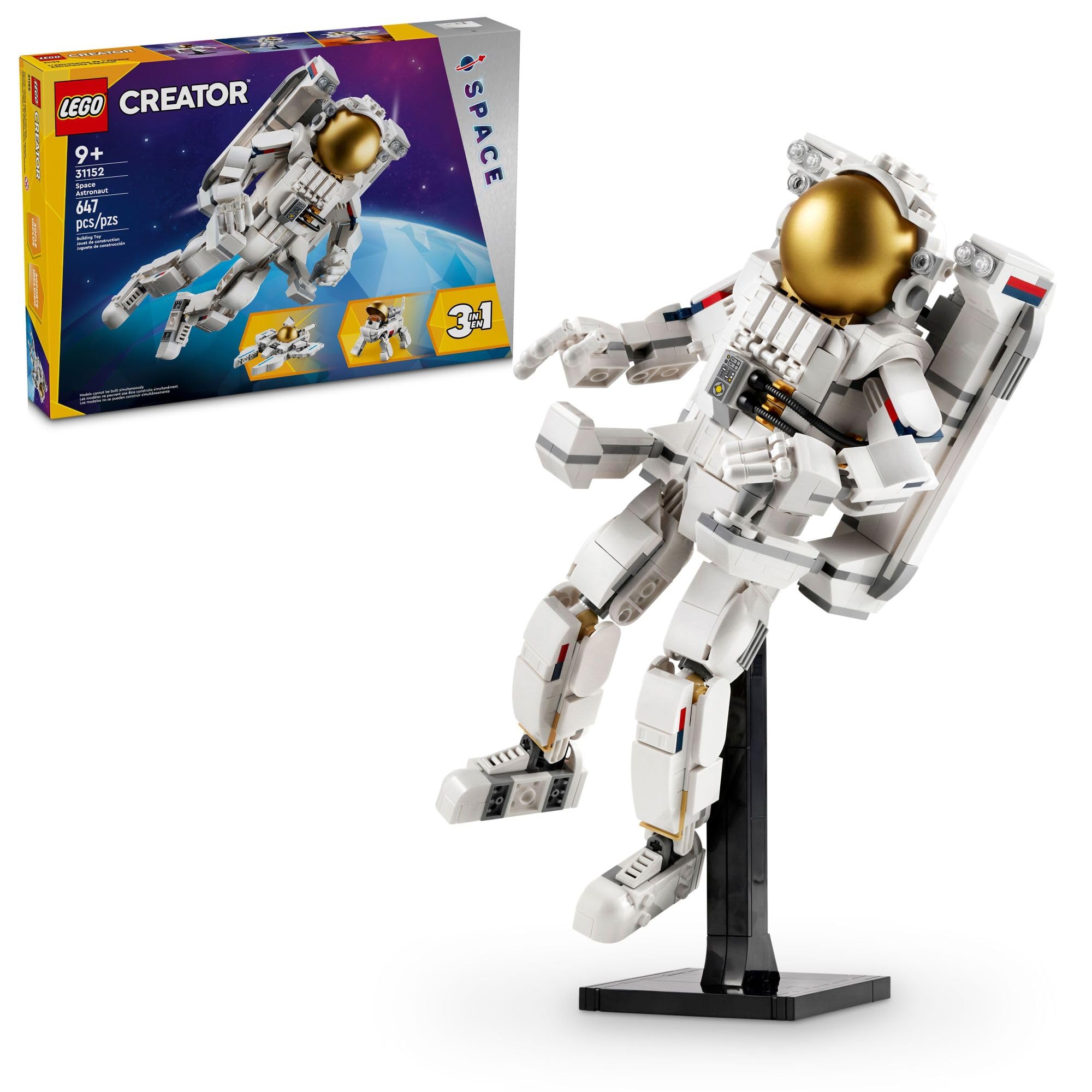 Venta Internacional - Set De Construcción Lego Creator 3 En 1 Space Astronaut 31152