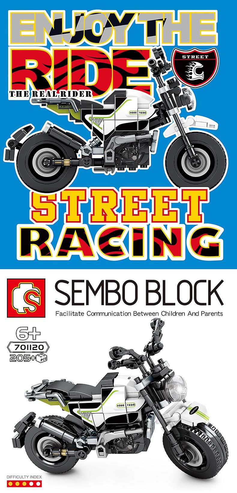 Foto 2 | Venta Internacional - Maqueta De Locomotora Harley Building Blocks