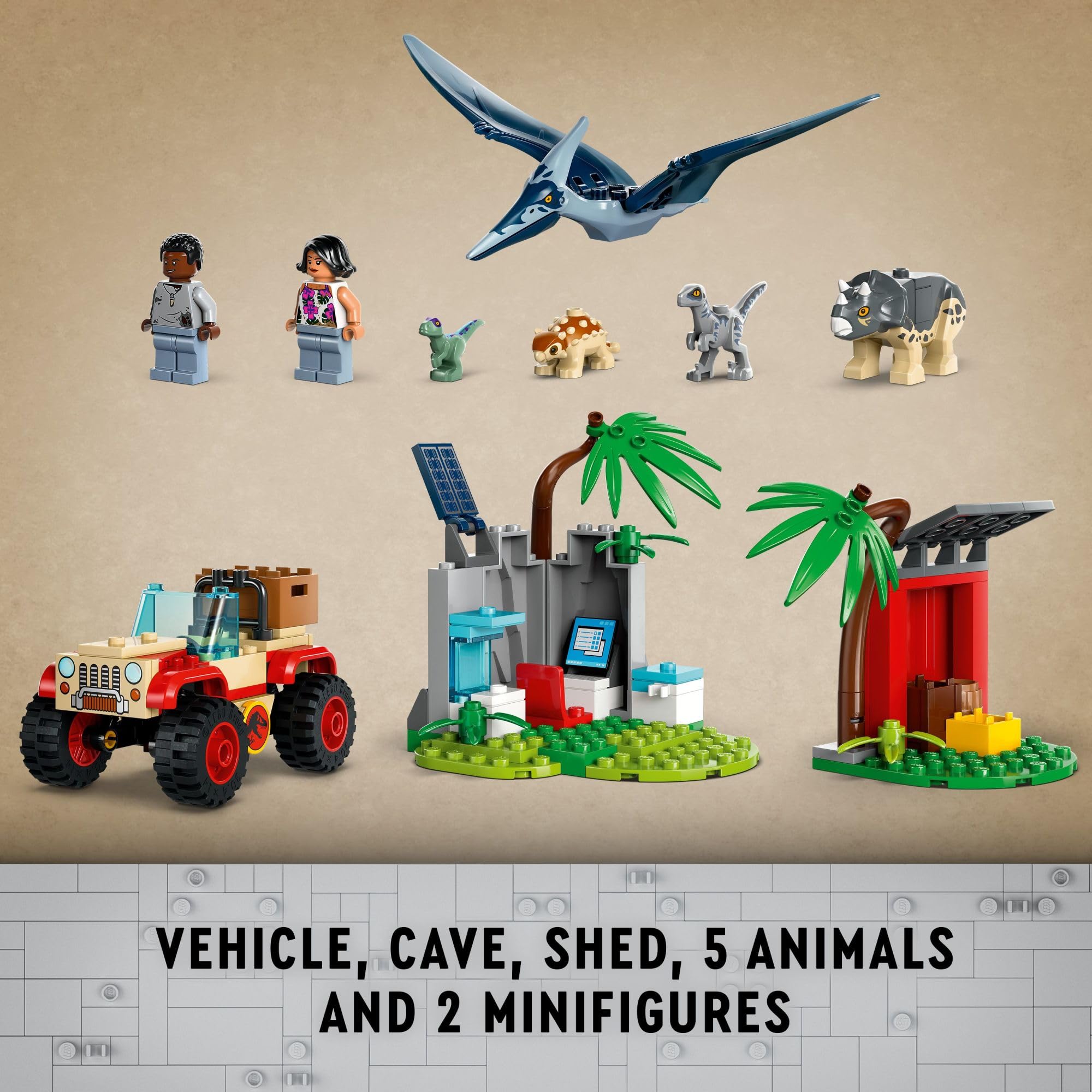 Foto 4 | Venta Internacional - Set De Construcción Lego Jurassic World Baby Dinosaur Rescue Center