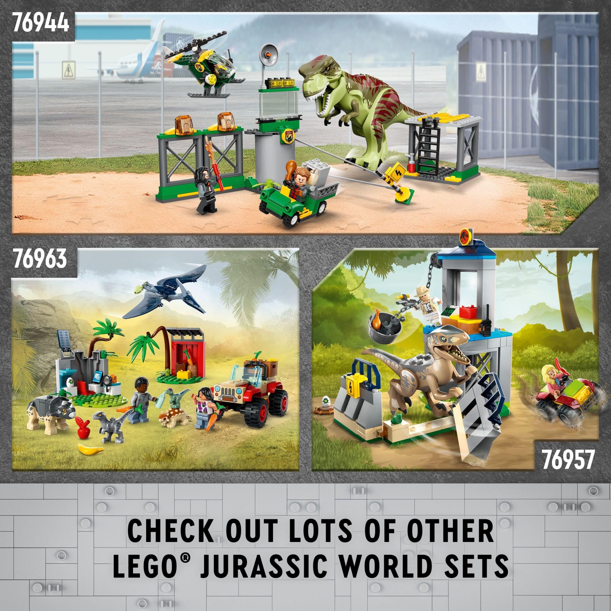 Foto 7 pulgar | Venta Internacional - Set De Construcción Lego Jurassic World Baby Dinosaur Rescue Center