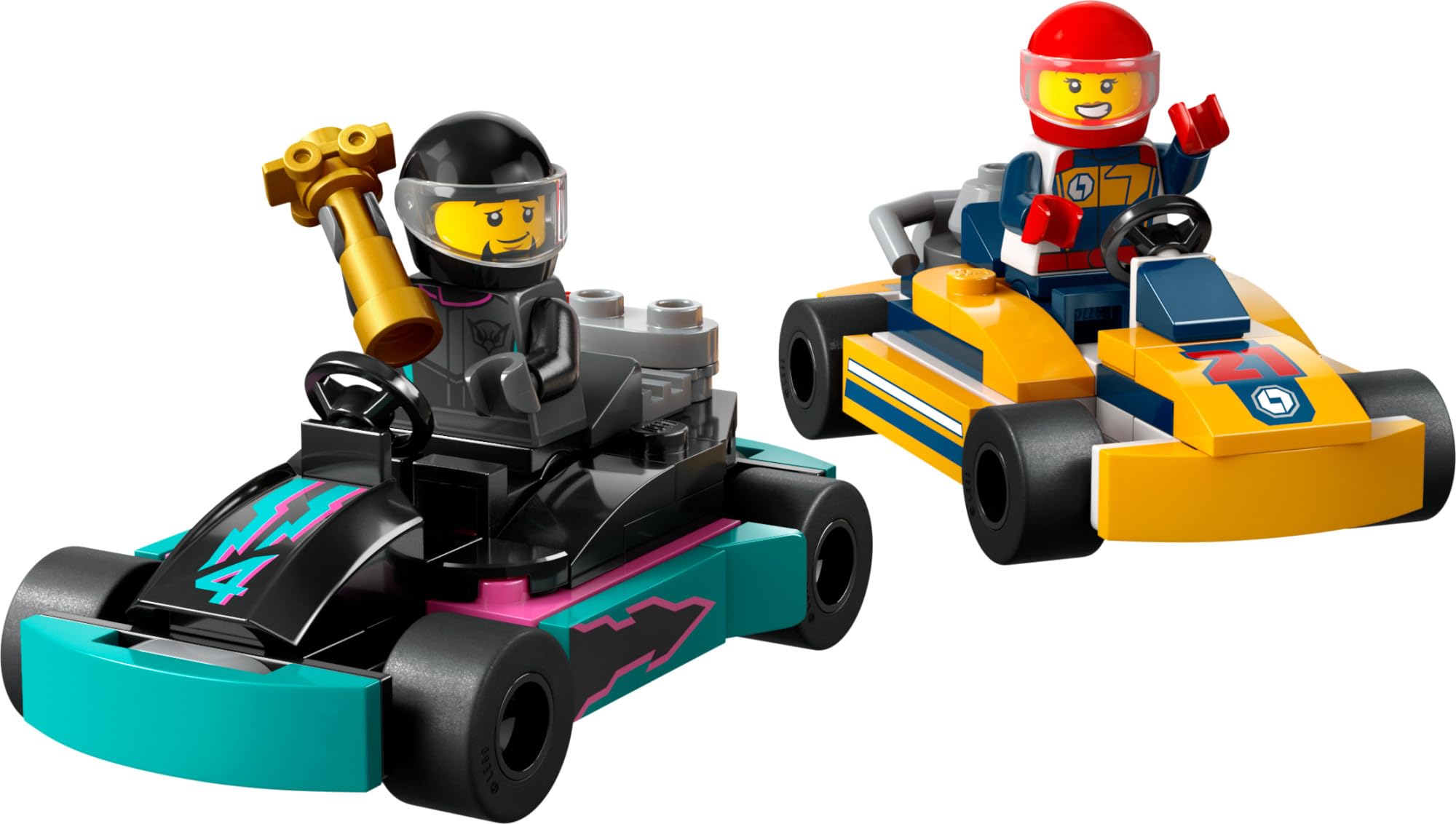 Foto 6 pulgar | Venta Internacional - Set De Juego Lego City Para Karts Y Pilotos De Carreras 60400
