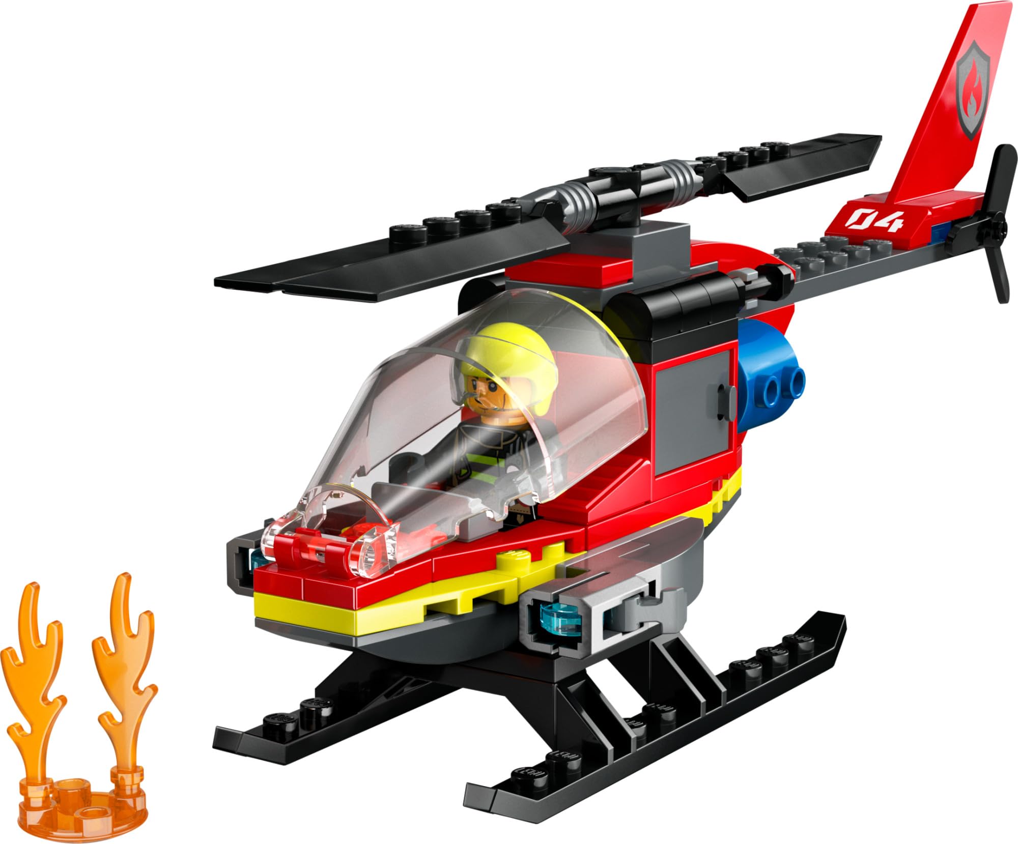 Foto 6 pulgar | Venta Internacional - Set De Construcción Lego City Fire Rescue Helicopter 60411