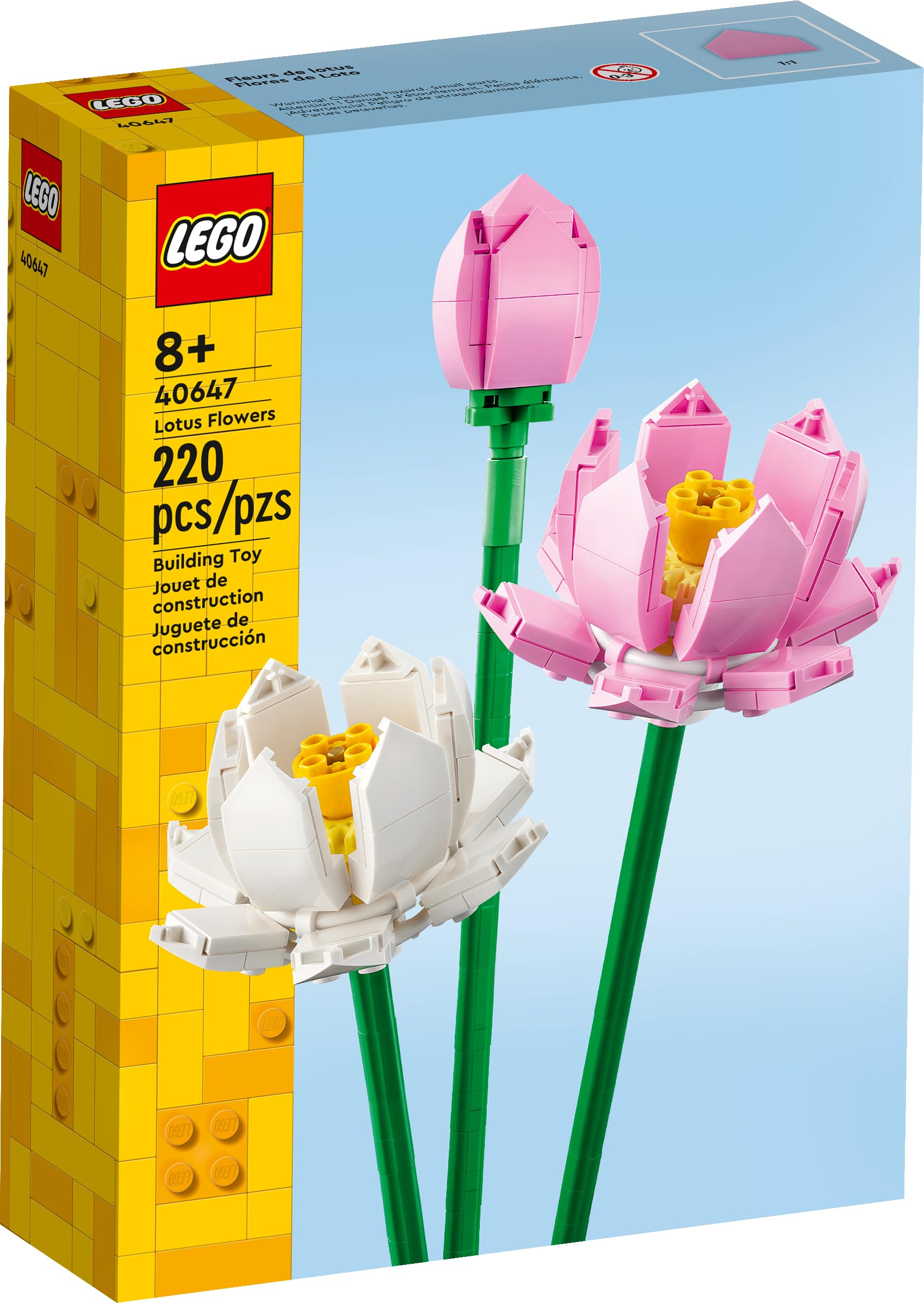 Foto 2 pulgar | Venta Internacional - Kit De Construcción Lego Lotus Flowers 40647 Para Niños Mayores De 8 Años