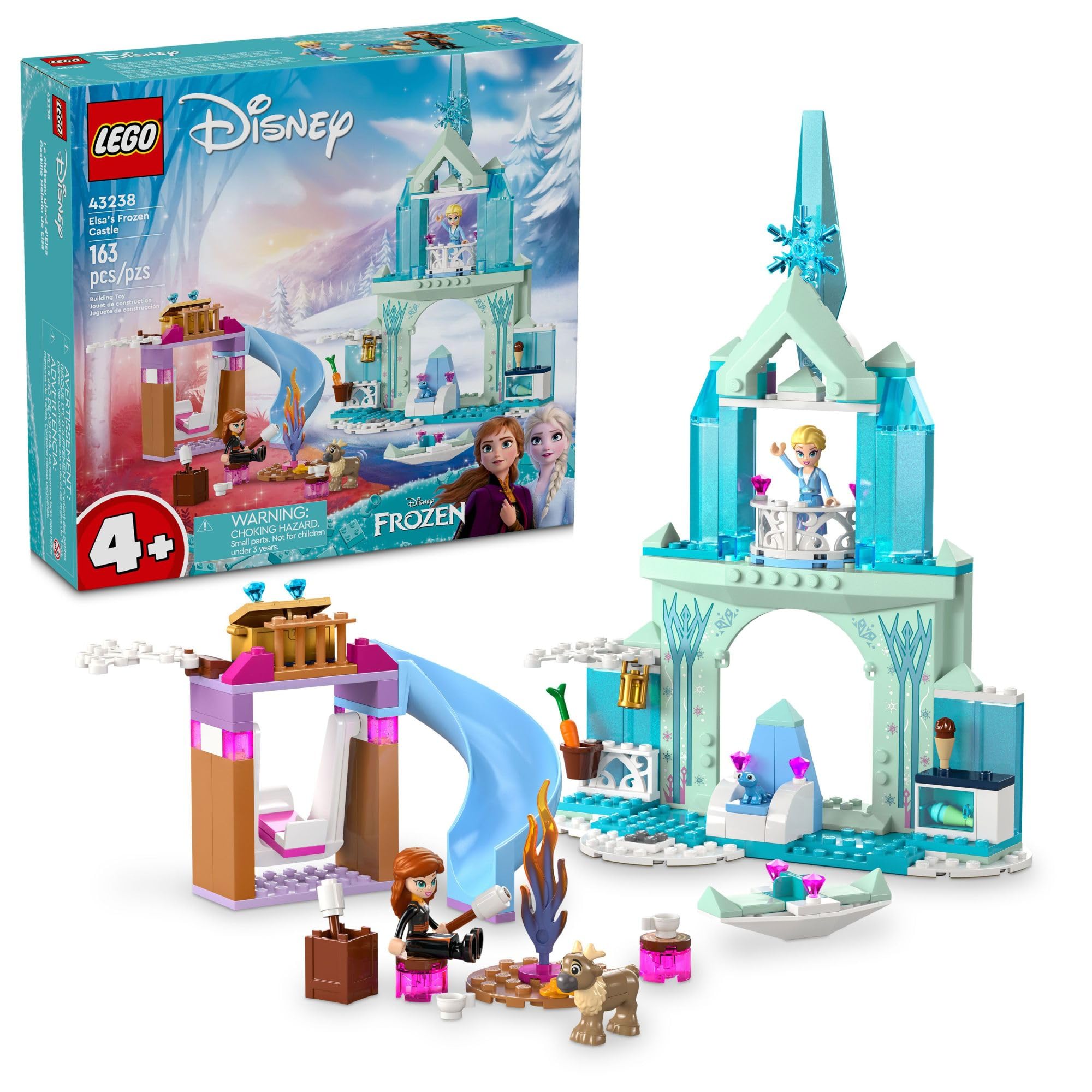 Foto 2 pulgar | Venta Internacional - Set De Juguetes Lego Disney Frozen El Castillo De La Princesa Congelada De Elsa