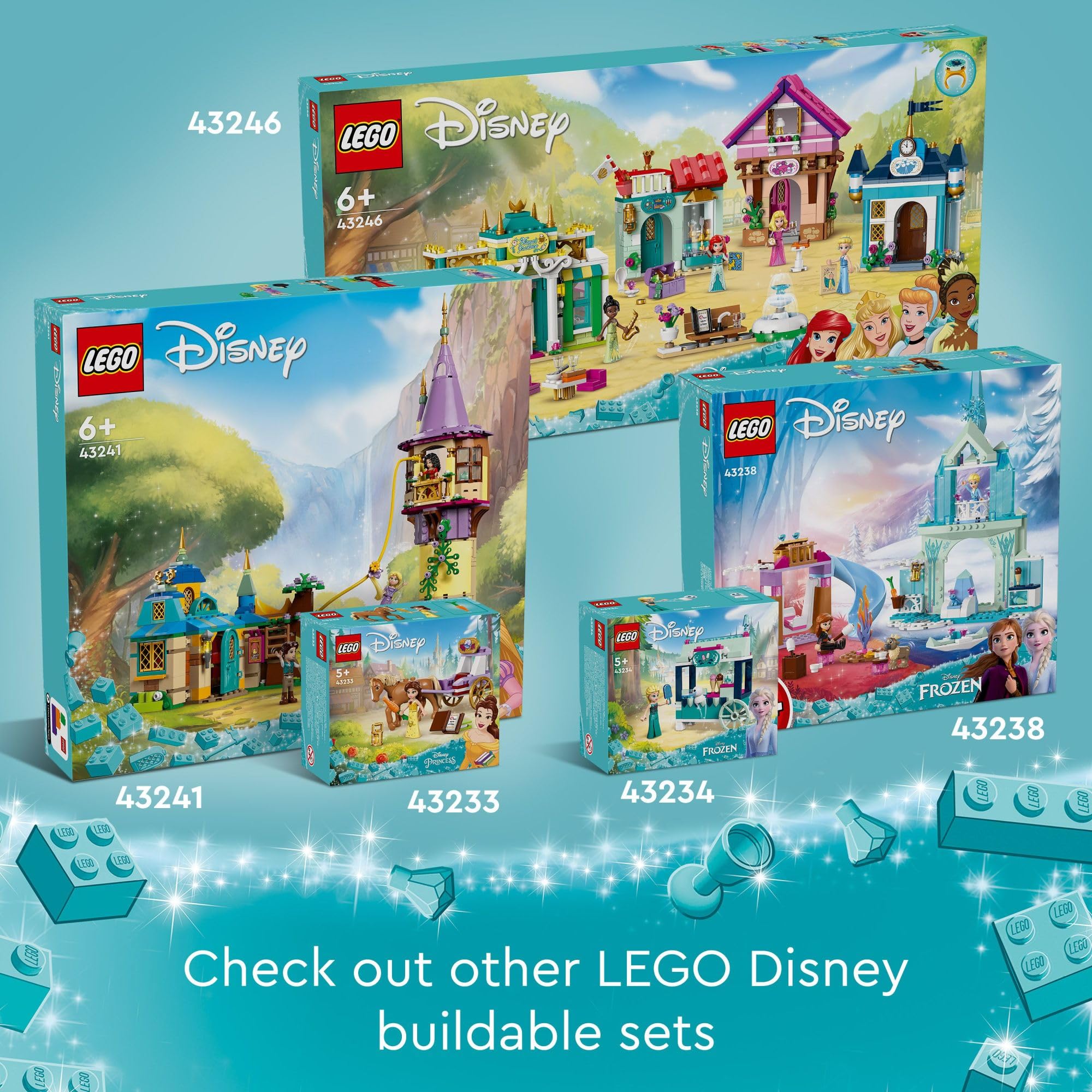 Foto 6 | Venta Internacional - Set De Juguetes Lego Disney Frozen El Castillo De La Princesa Congelada De Elsa