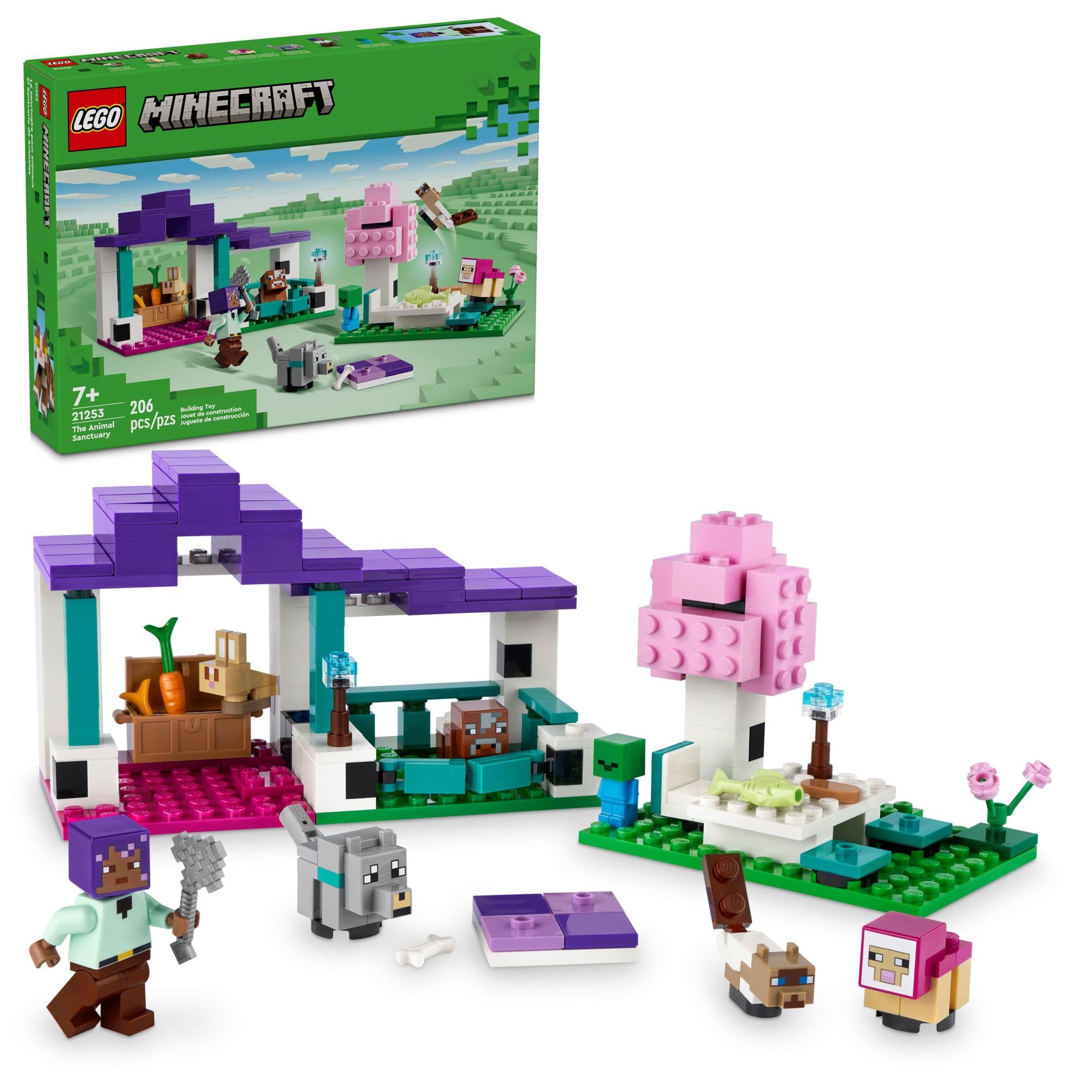 Venta Internacional - Set De Construcción Lego Minecraft The Animal Sanctuary 21253 $909