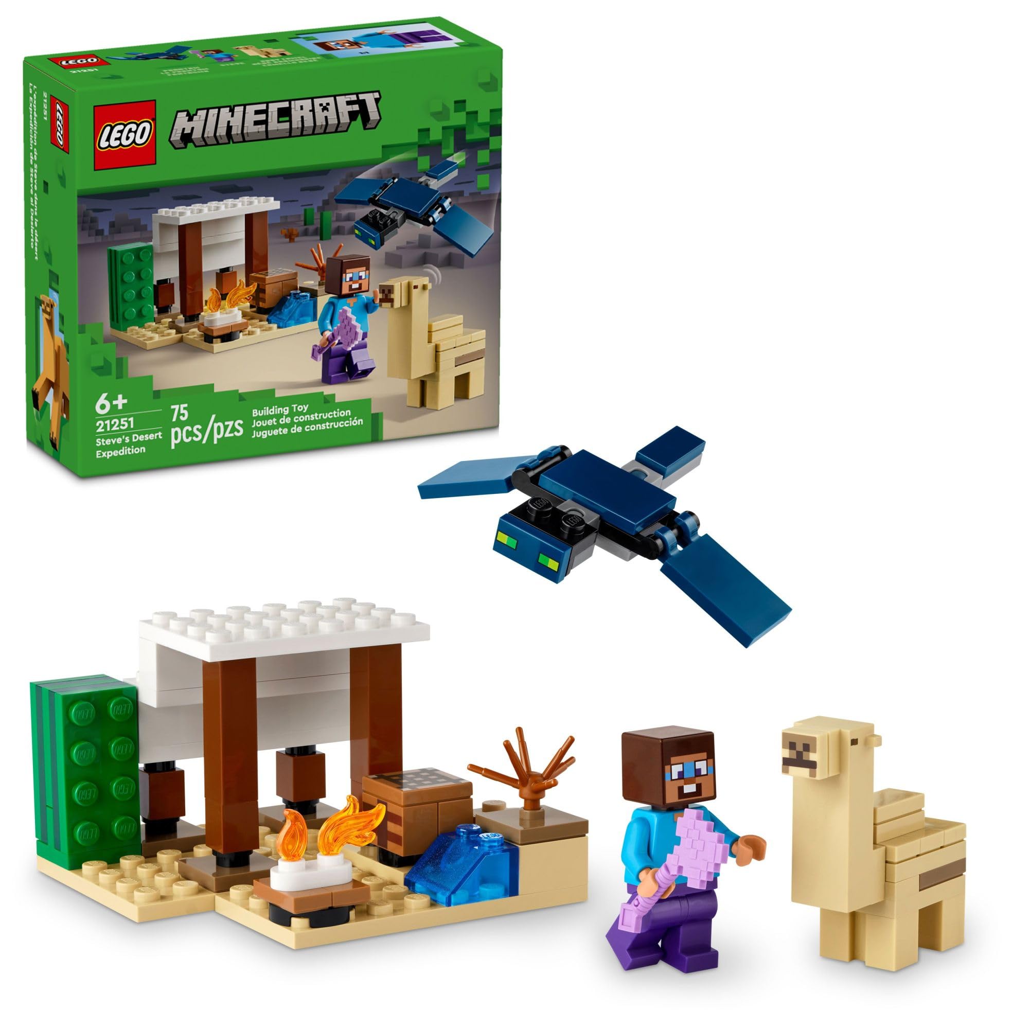 Venta Internacional - Juguete De Construcción Lego Minecraft Steve's Desert Expedition 21251 $609