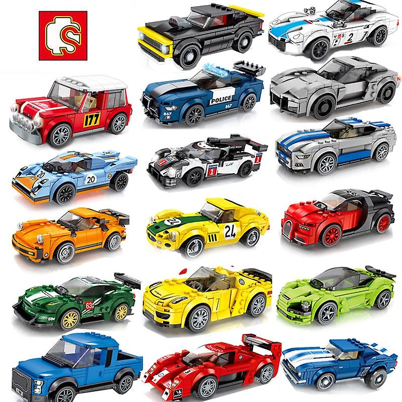 Foto 2 | Venta Internacional - Set De Maquetas De Coches De Carreras Toy City Sembo Block, De 4 A 6 Años