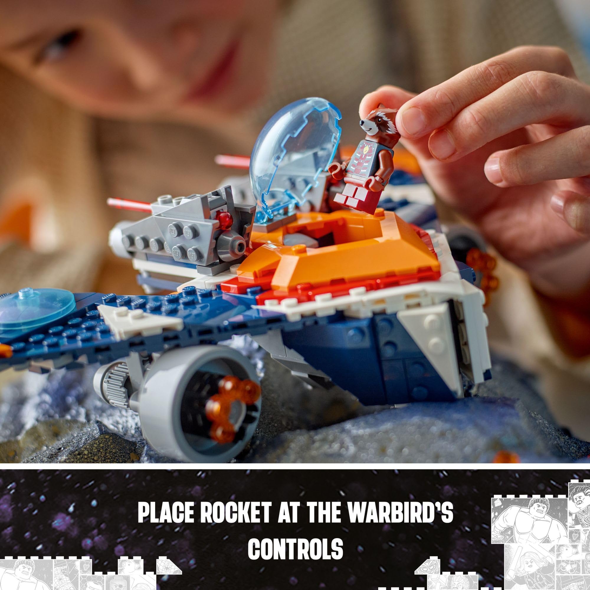 Foto 4 pulgar | Venta Internacional - Juguete De Construcción Lego Marvel Rocket's Warbird Vs. Ronan 76278