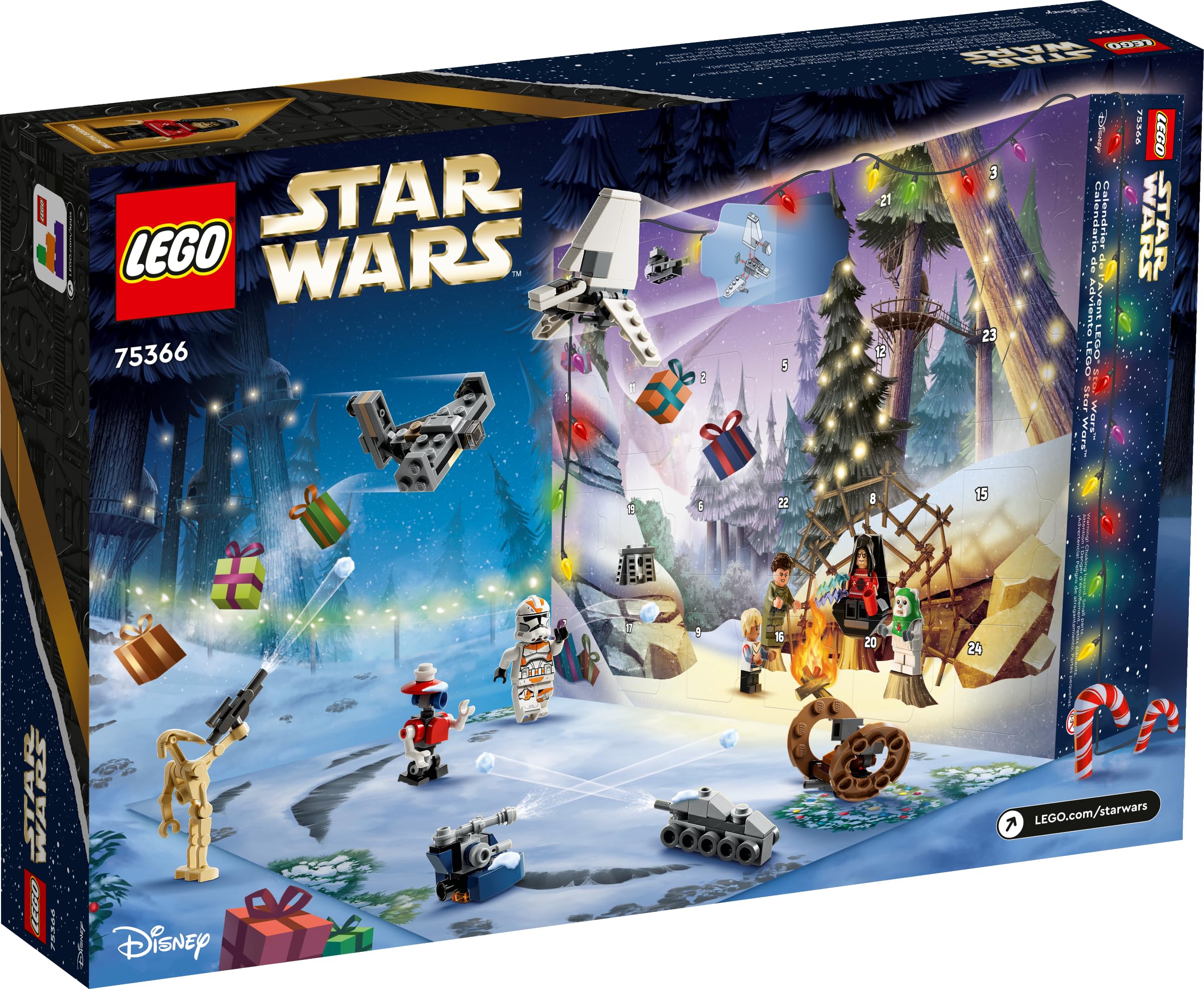Foto 5 pulgar | Venta Internacional - Calendario De Adviento Lego Star Wars 2023, Set De Construcción 75366