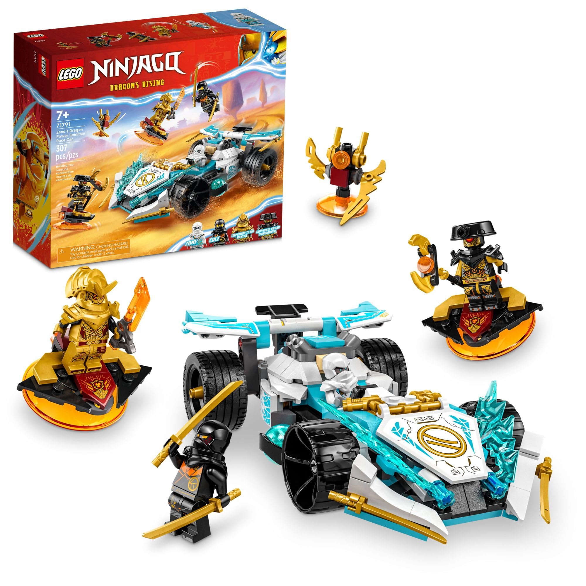 Foto 2 pulgar | Venta Internacional - Coche De Carreras Lego Ninjago Zane's Dragon Power Spinjitzu