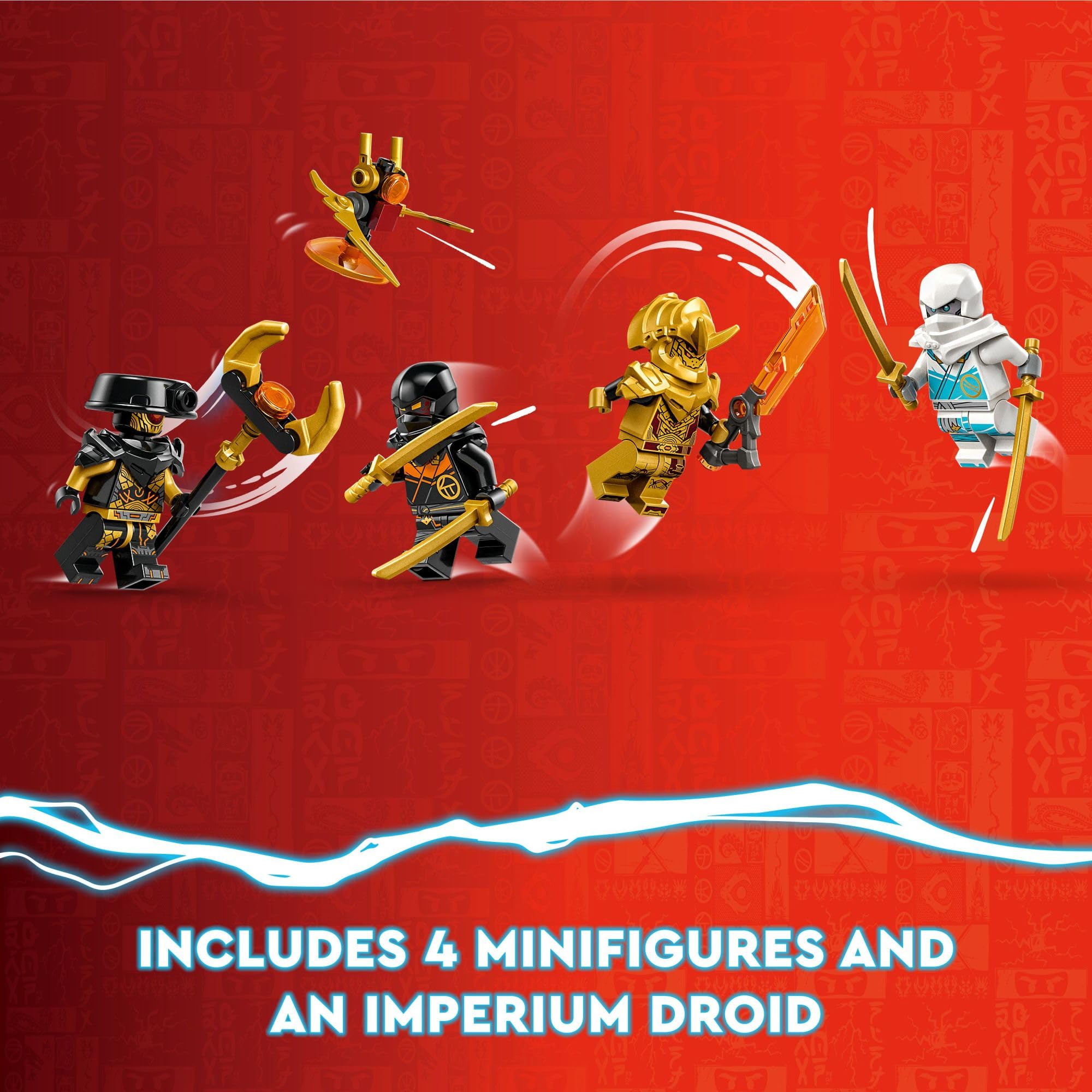 Foto 4 | Venta Internacional - Coche De Carreras Lego Ninjago Zane's Dragon Power Spinjitzu