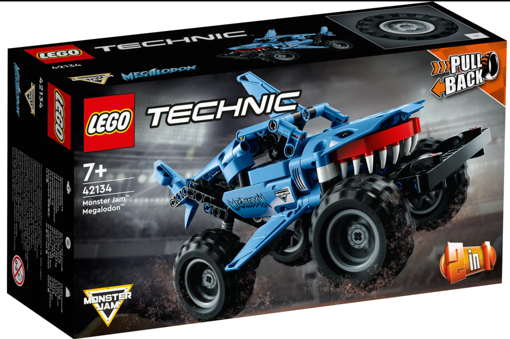 Foto 2 pulgar | Venta Internacional - Set De Construcción Lego Technic 42134 Monster Jam Megalodon 7+