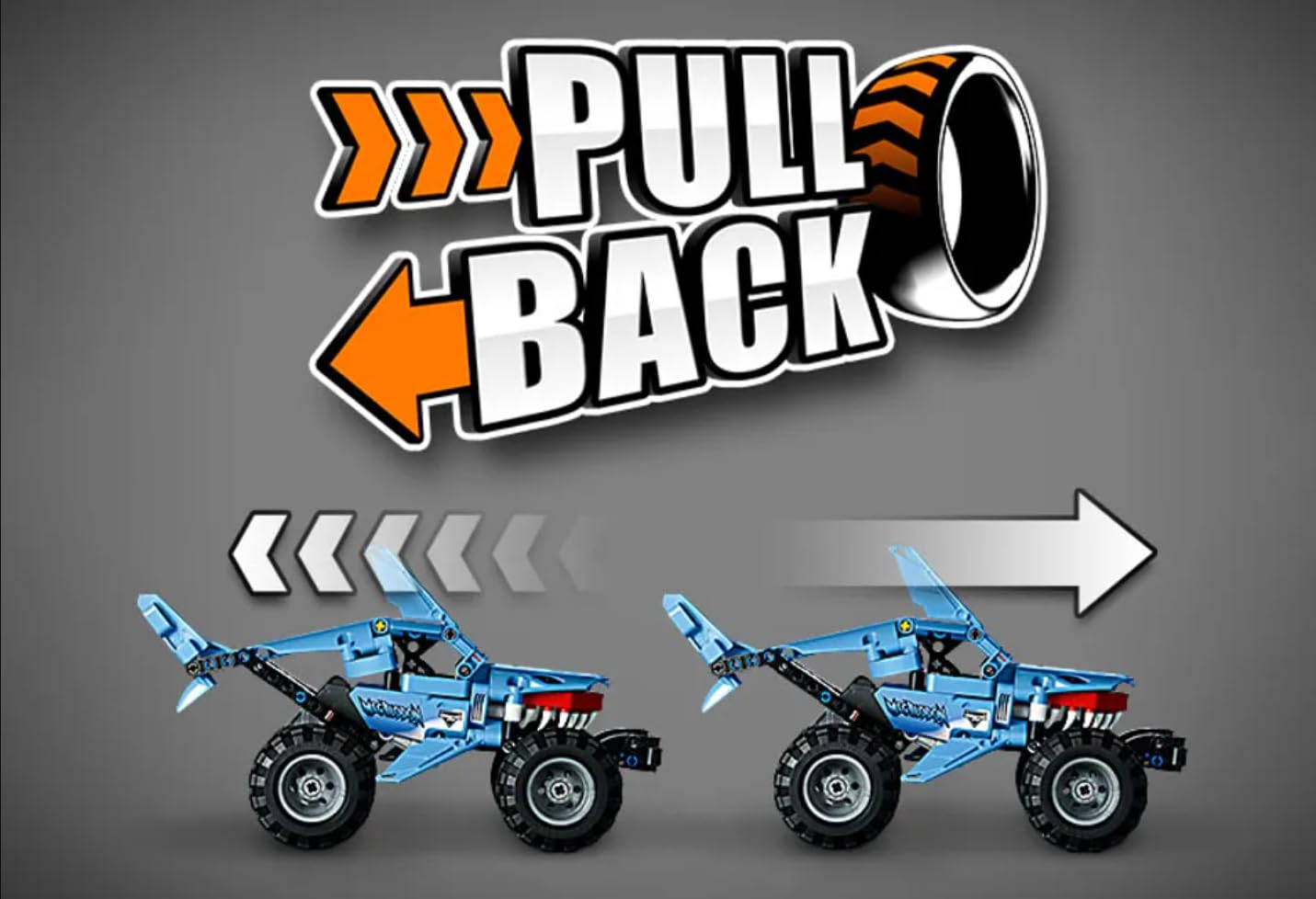 Foto 4 pulgar | Venta Internacional - Set De Construcción Lego Technic 42134 Monster Jam Megalodon 7+