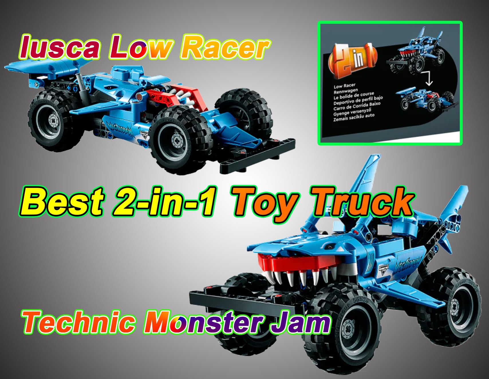 Foto 5 pulgar | Venta Internacional - Set De Construcción Lego Technic 42134 Monster Jam Megalodon 7+