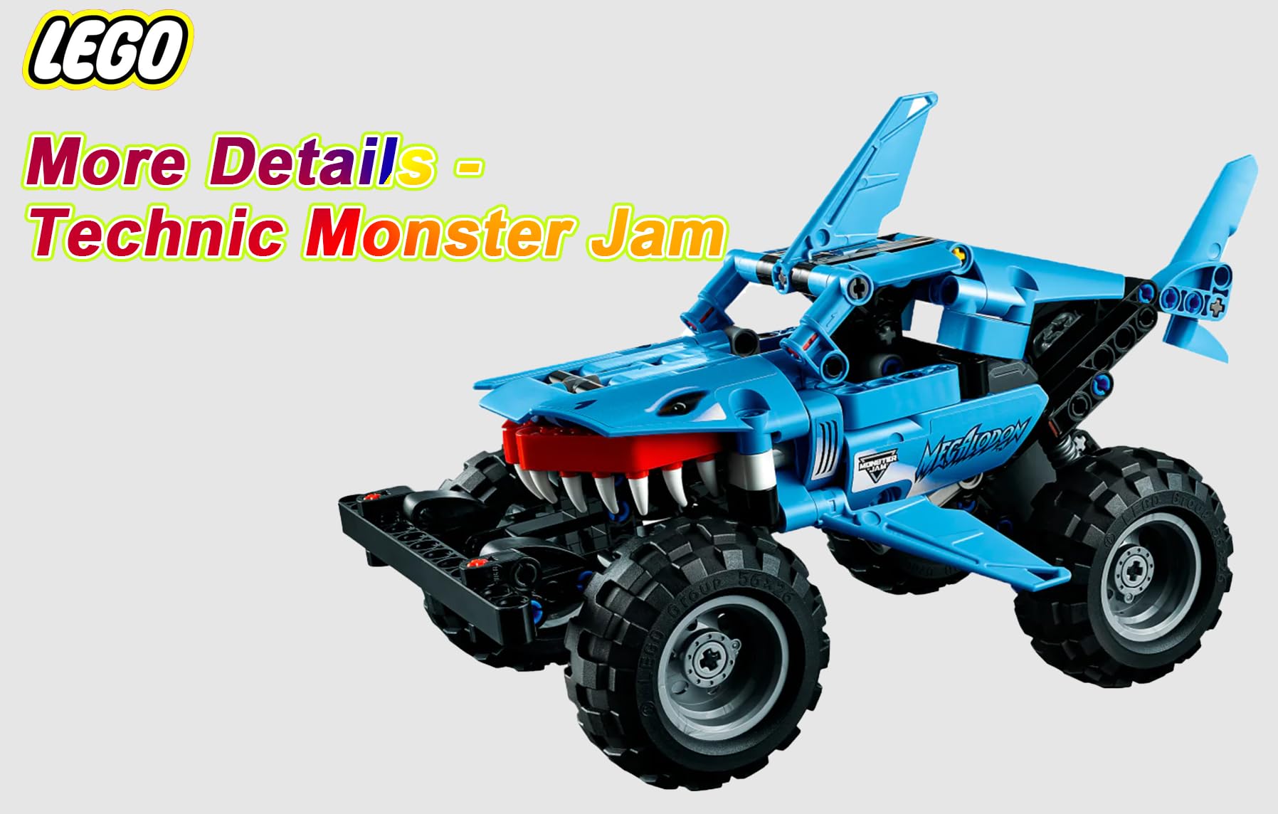 Foto 7 pulgar | Venta Internacional - Set De Construcción Lego Technic 42134 Monster Jam Megalodon 7+
