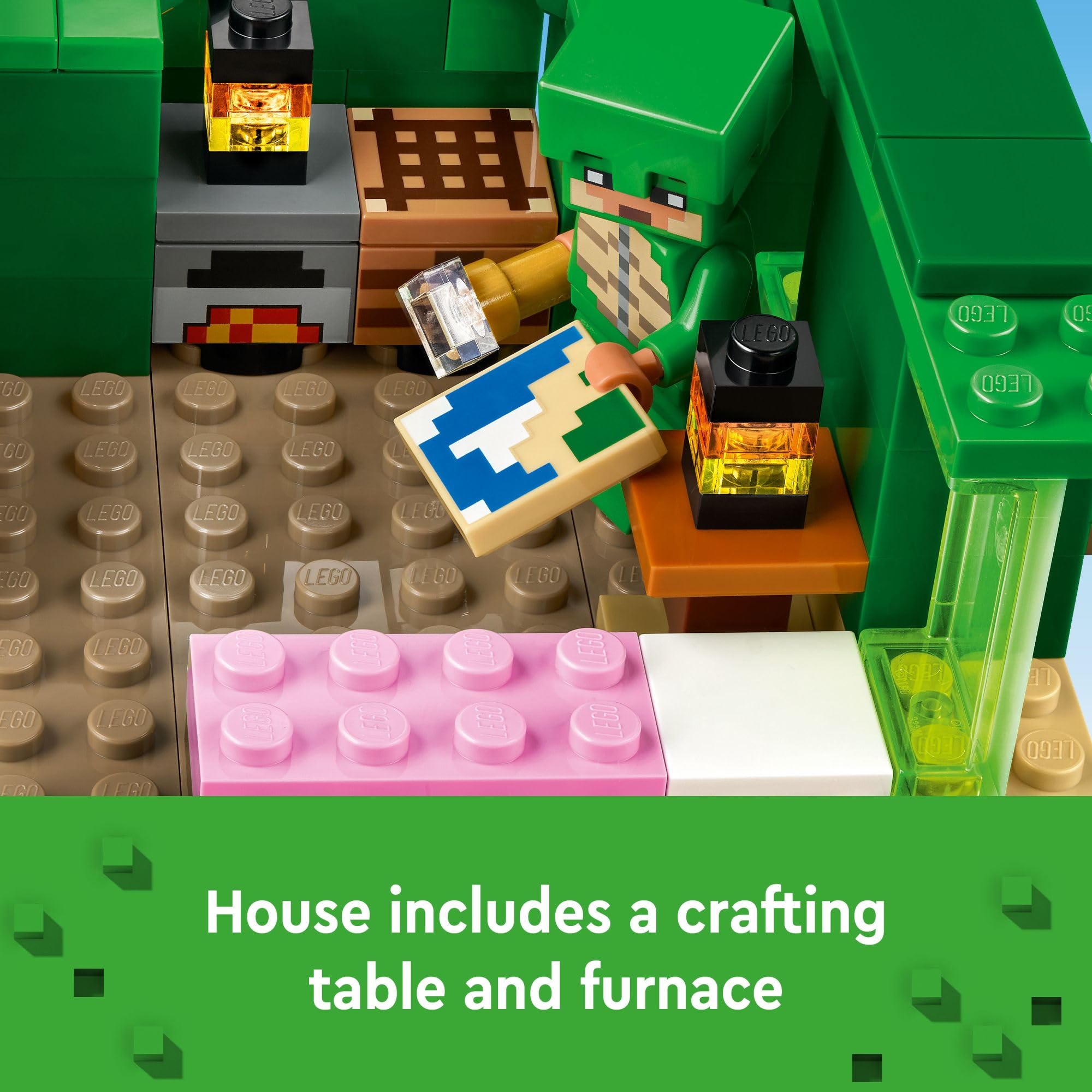 Foto 4 pulgar | Venta Internacional - Juguete De Construcción Lego Minecraft The Turtle Beach House