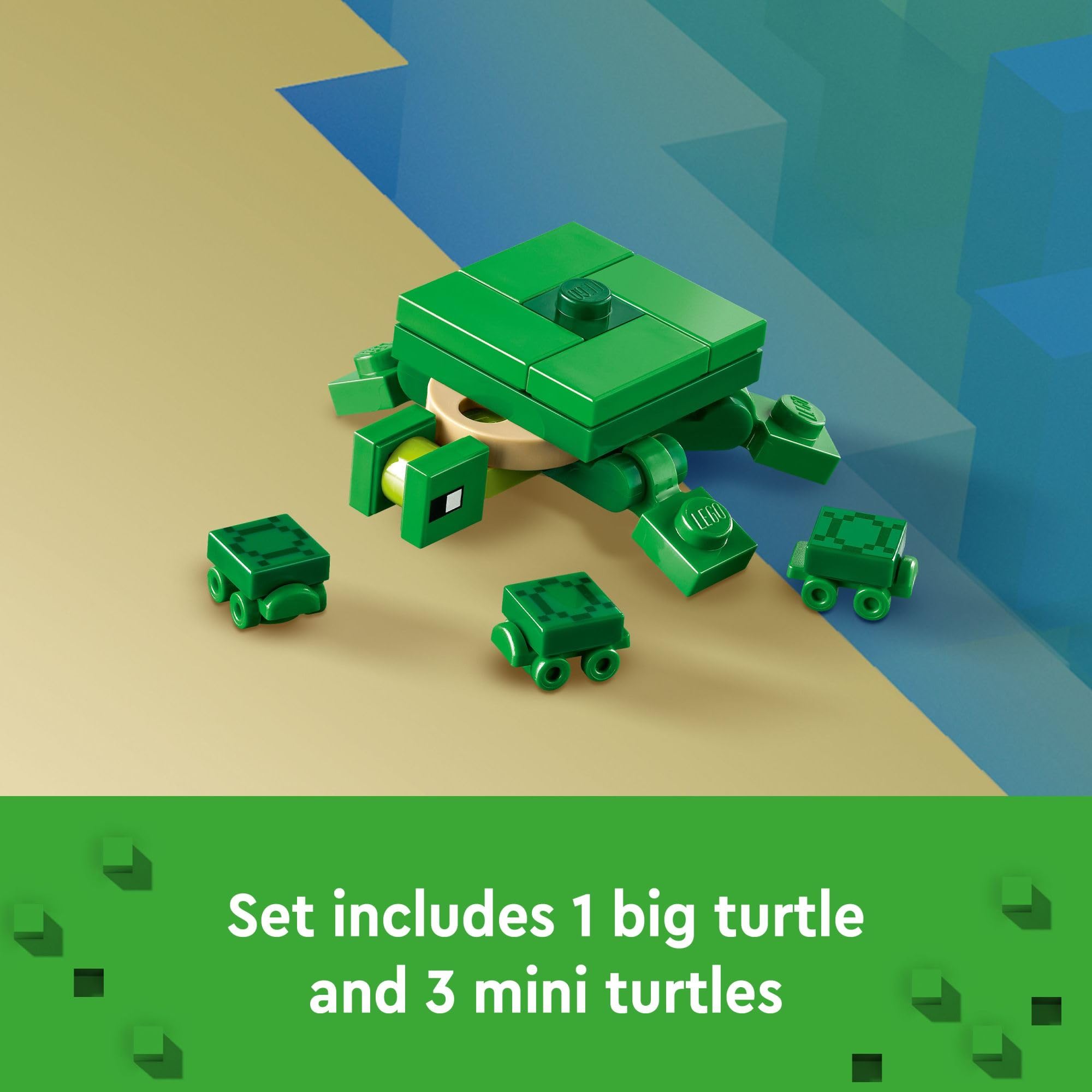 Foto 7 pulgar | Venta Internacional - Juguete De Construcción Lego Minecraft The Turtle Beach House