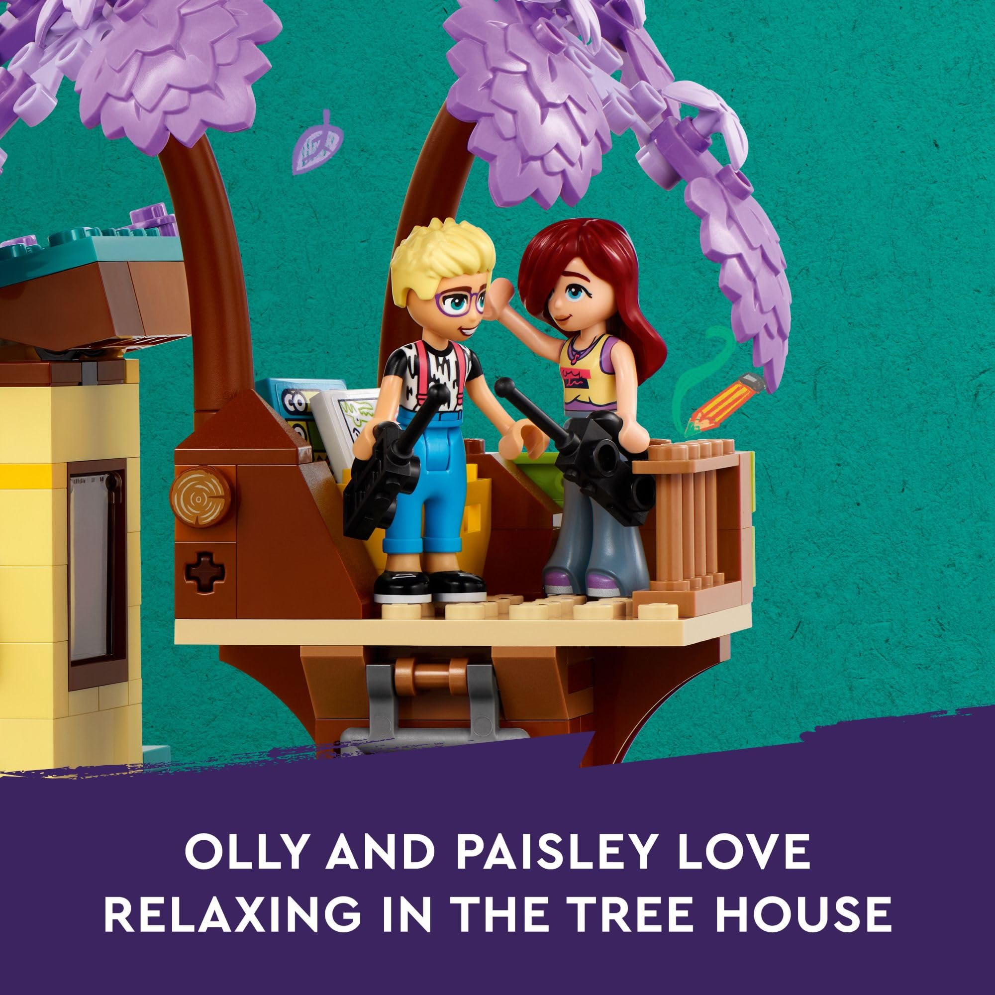 Foto 4 pulgar | Venta Internacional - Juguete Lego Friends Olly Y Paisley's Family Houses Con 5 Minicasas