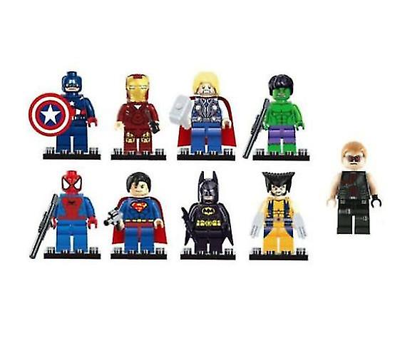 Foto 2 pulgar | Venta Internacional - Set De Minifiguras Marvel Avengers Super Hero Comic 9 Piezas