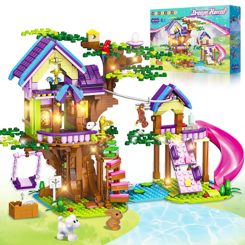 Venta Internacional - Juguete Para Construir Casas En Un Árbol Hogokids Con Luz Led, 751 Unidades