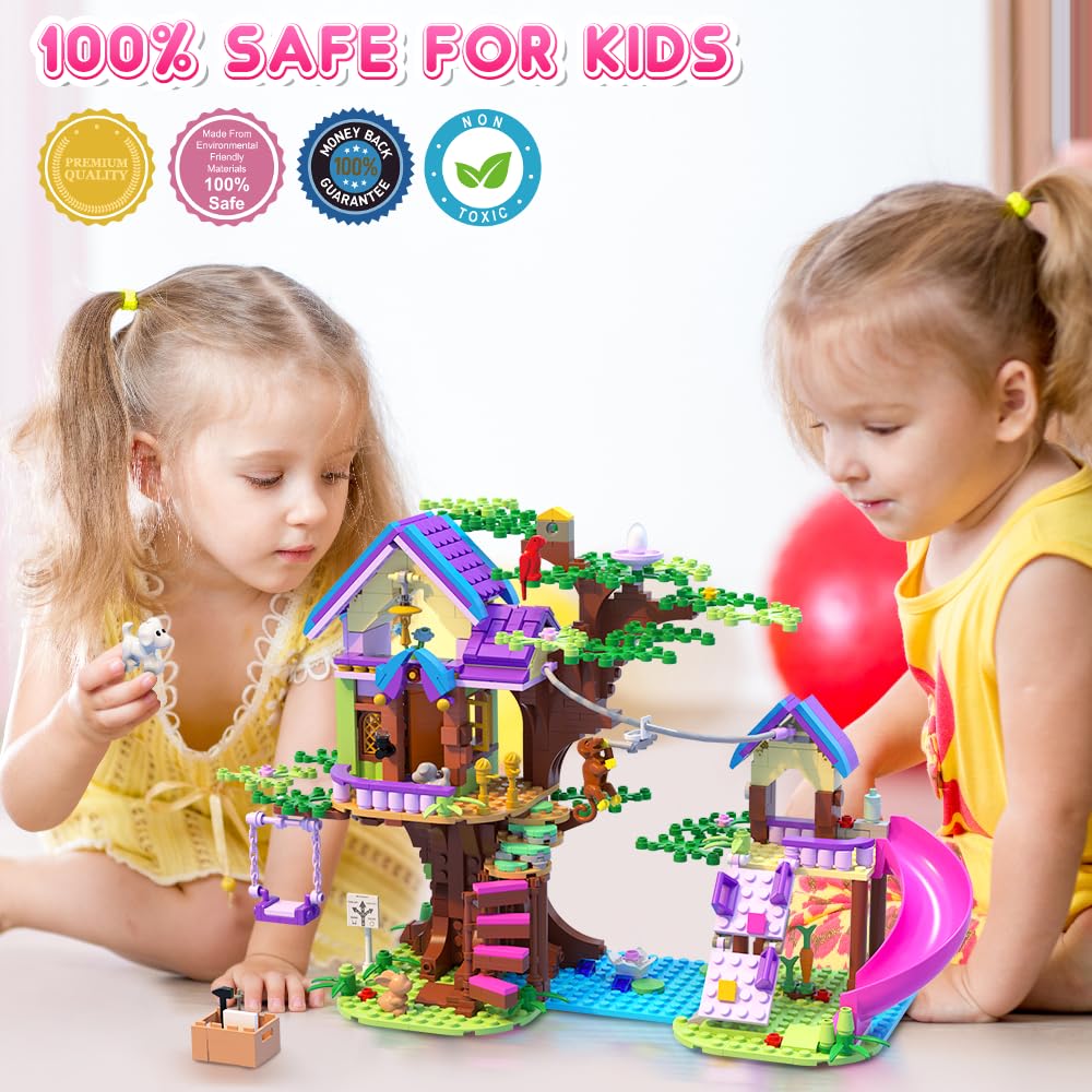 Foto 4 pulgar | Venta Internacional - Juguete Para Construir Casas En Un Árbol Hogokids Con Luz Led, 751 Unidades