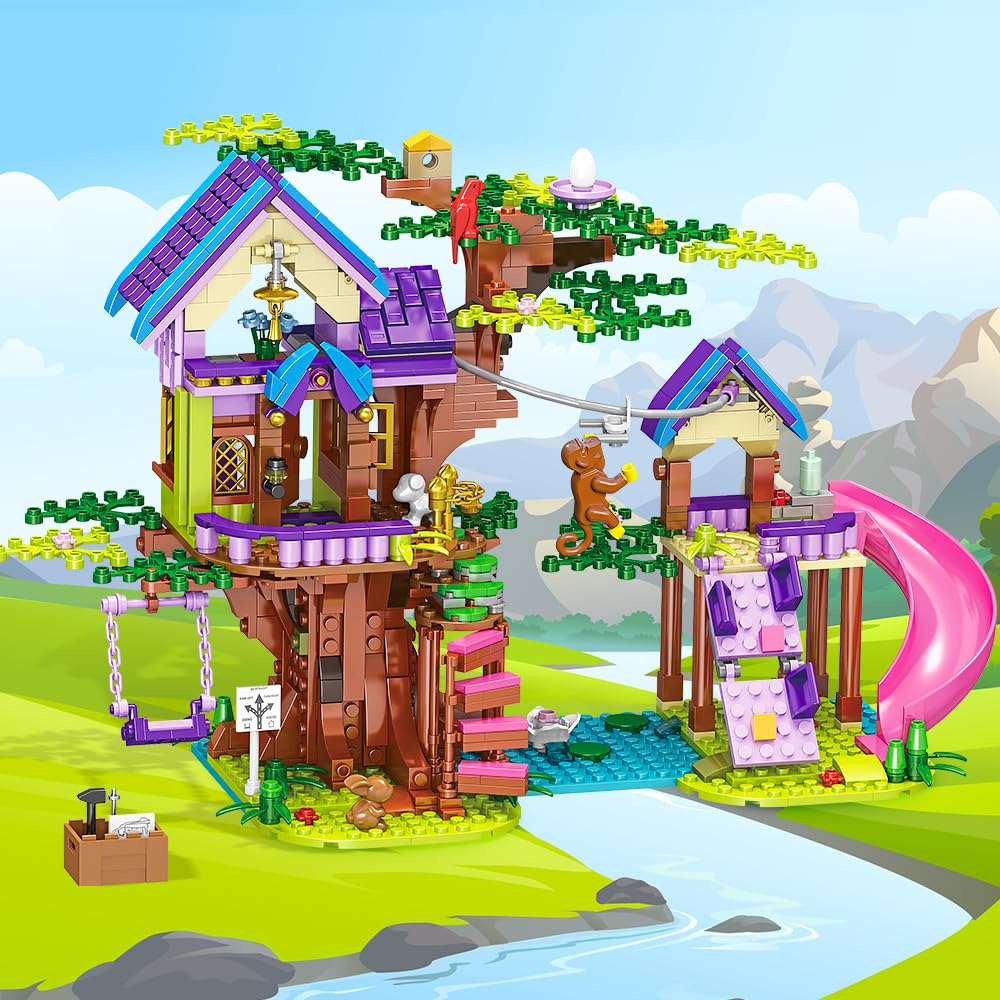Foto 9 pulgar | Venta Internacional - Juguete Para Construir Casas En Un Árbol Hogokids Con Luz Led, 751 Unidades