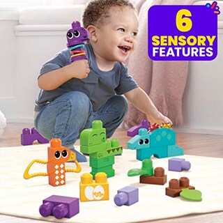Foto 2 | Venta Internacional - Juguete De Construcción Mega Bloks Fisher Price Sensory Squeak N Cho