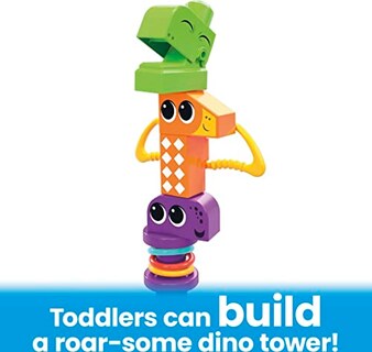 Foto 4 | Venta Internacional - Juguete De Construcción Mega Bloks Fisher Price Sensory Squeak N Cho