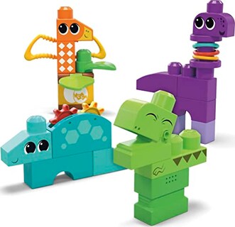 Foto 6 | Venta Internacional - Juguete De Construcción Mega Bloks Fisher Price Sensory Squeak N Cho