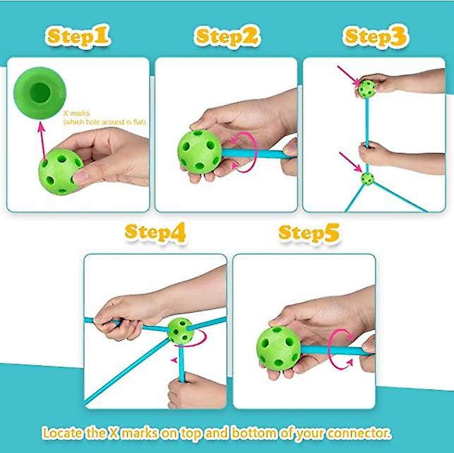 Foto 4 pulgar | Venta Internacional - Kit De Construcción Construction Fort Para Niños, 85 Piezas, Ultimate Con Ge