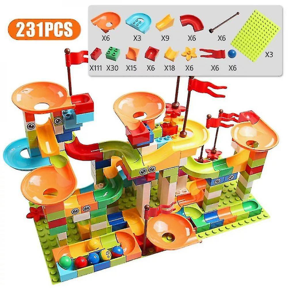 Foto 2 pulgar | Venta Internacional - Bloques De Construcción Hmwy-77-308 Piezas Marble Race Run Big Block
