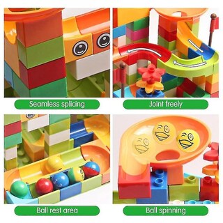 Foto 3 | Venta Internacional - Bloques De Construcción Hmwy-77-308 Piezas Marble Race Run Big Block