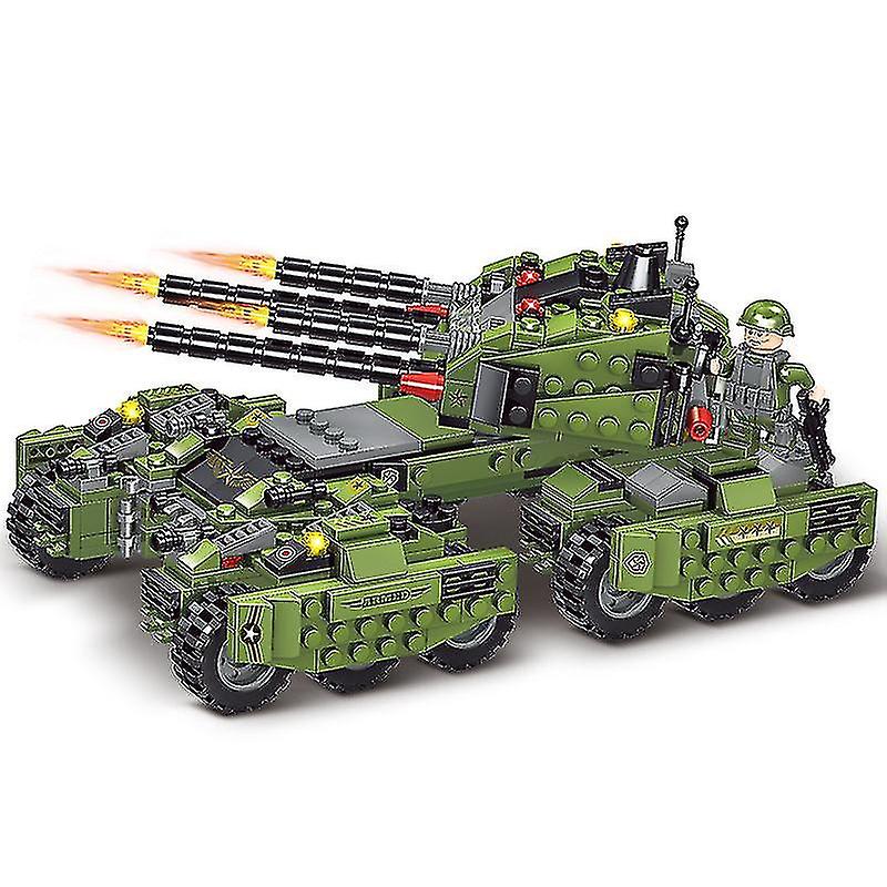 Foto 5 pulgar | Venta Internacional - Set De Juguetes De Construcción Set De Juego Para Vehículos Cisterna De Transporte Militar