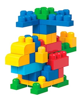 Foto 4 | Venta Internacional - Bolsa Building Blocks Mega Bloks First Builders De 80 Piezas