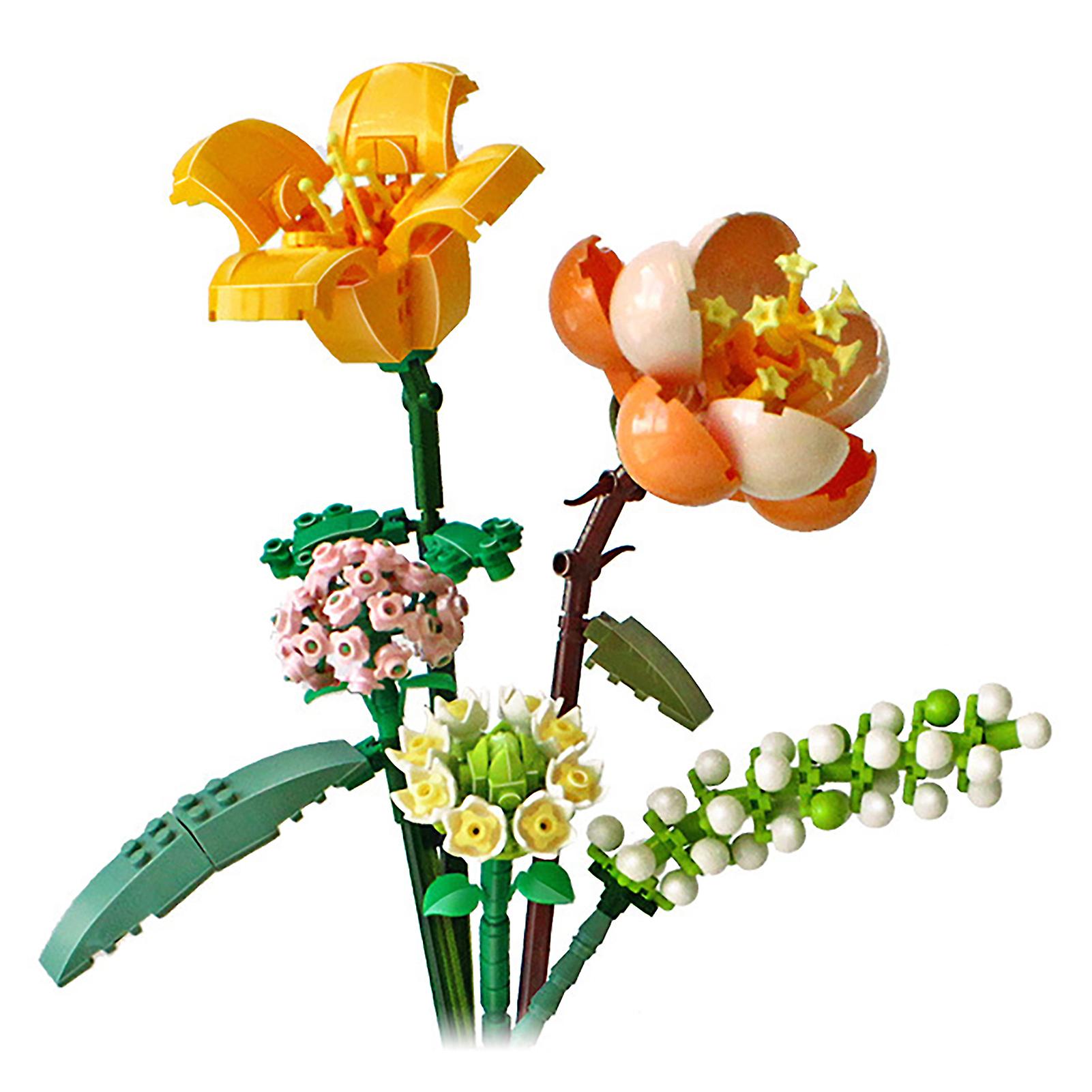 Venta Internacional - Juguete Educativo Romántico Building Blocks Flower Para Mayores De 6 Años