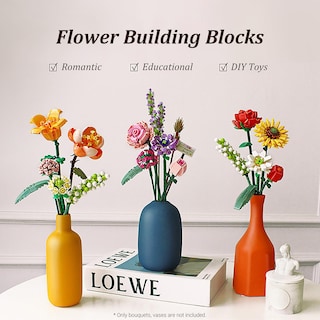 Foto 3 | Venta Internacional - Juguete Educativo Romántico Building Blocks Flower Para Mayores De 6 Años