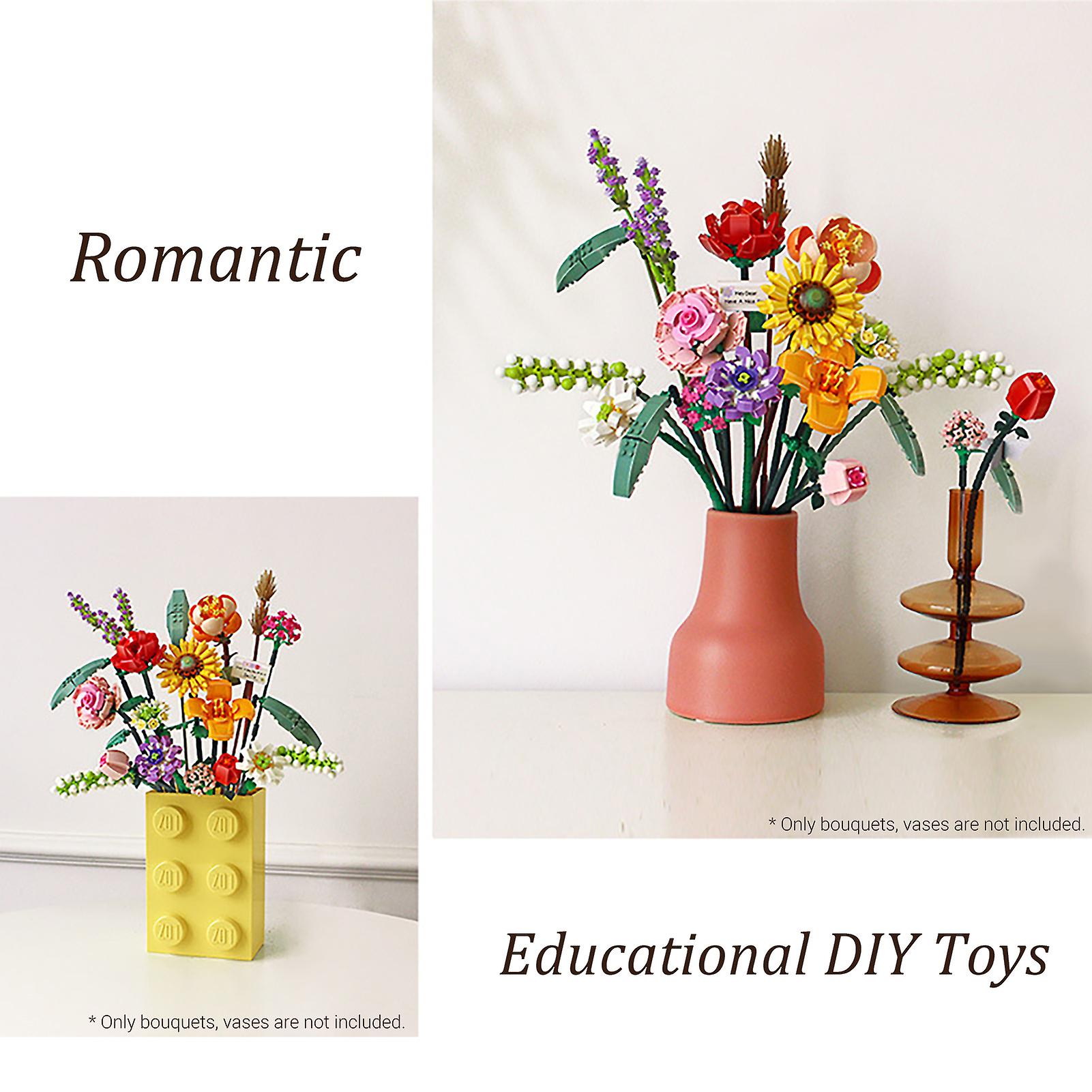 Foto 5 | Venta Internacional - Juguete Educativo Romántico Building Blocks Flower Para Mayores De 6 Años