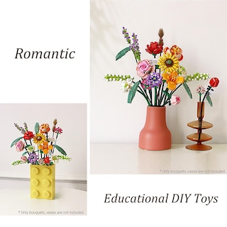Foto 5 | Venta Internacional - Juguete Educativo Romántico Building Blocks Flower Para Mayores De 6 Años