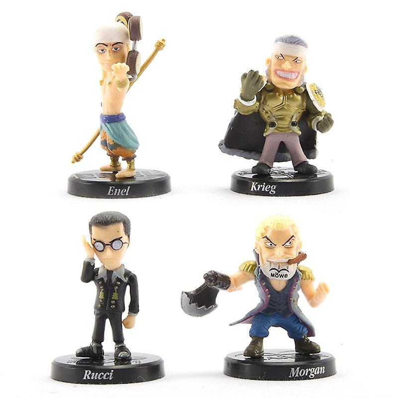 Foto 5 pulgar | Venta Internacional - Figura De Acción Beculerty De Pvc Luffy De Una Sola Pieza, 12 Unidades/juego De 4,5 A 5.