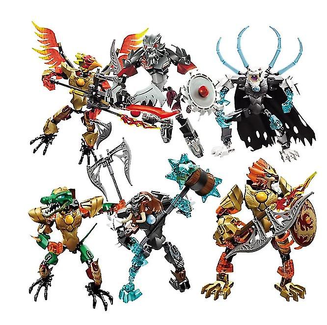 Foto 3 pulgar | Venta Internacional - Building Block Toy, Nuevo Robot Super Chima Heroes Bionicle