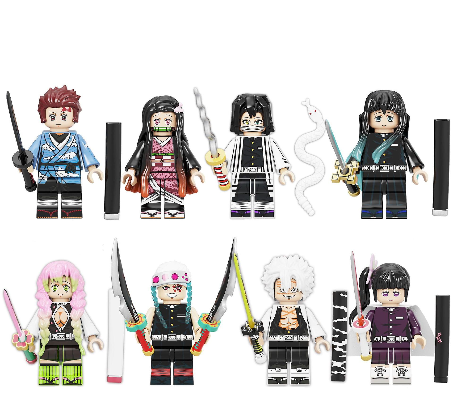 Venta Internacional - Juego De Minifiguras Building Block Toys Ghost Slayer, 8 Piezas