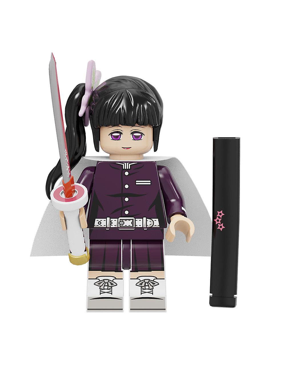 Foto 5 pulgar | Venta Internacional - Juego De Minifiguras Building Block Toys Ghost Slayer, 8 Piezas
