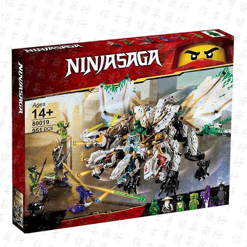 Venta Internacional - Building Blocks Ninja The Ultra Dragon 1100 Piezas Para Niños Mayores De 8 Años