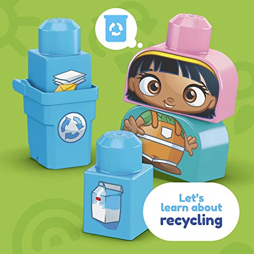 Foto 5 | Venta Internacional - Juguete Verde Building Blocks Mega Bloks Fisher Price Para Niños Pequeños
