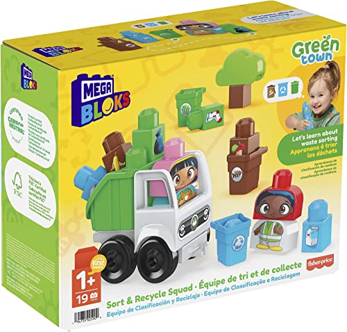 Foto 7 pulgar | Venta Internacional - Juguete Verde Building Blocks Mega Bloks Fisher Price Para Niños Pequeños