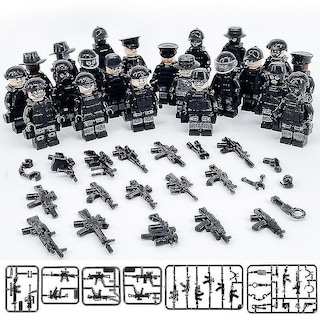 Foto 2 | Venta Internacional - Set Building Blocks Military Series Black Special Police