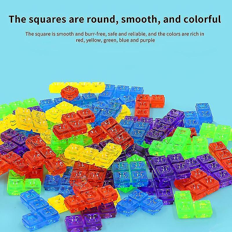 Foto 4 pulgar | Venta Internacional - Juego De Rompecabezas De Plástico Con Forma De Tangram, 70 Piezas, Rompecabezas De Bloques De M