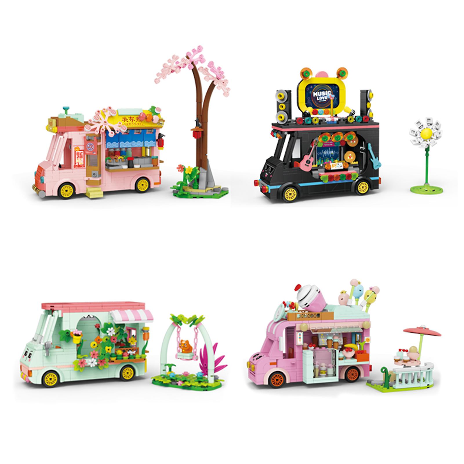 Foto 3 pulgar | Venta Internacional - Juego De Juguetes Modelo Building Blocks Bricks Snack Truck Para Niños